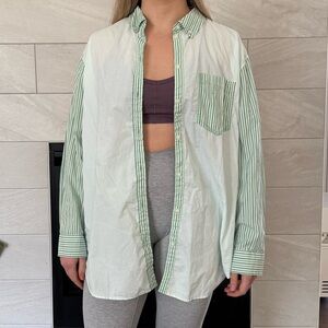 American Eagle Button Down Oversized Top